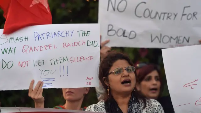 কান্দিলে বালোচ হত্যাকান্ডের প্রতিবাদ