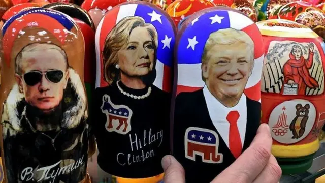 Traditional Russian wooden nesting dolls