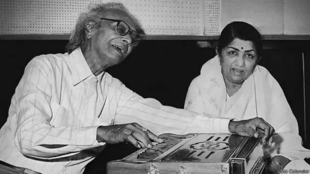 संगीतकार नौशाद और लता मंगेशकर