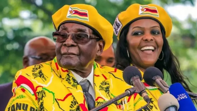 ग्रेस और रॉ़बर्ट मुगाबे