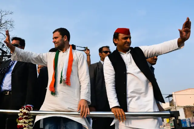 अखिलेश यादव, राहुल गांधी
