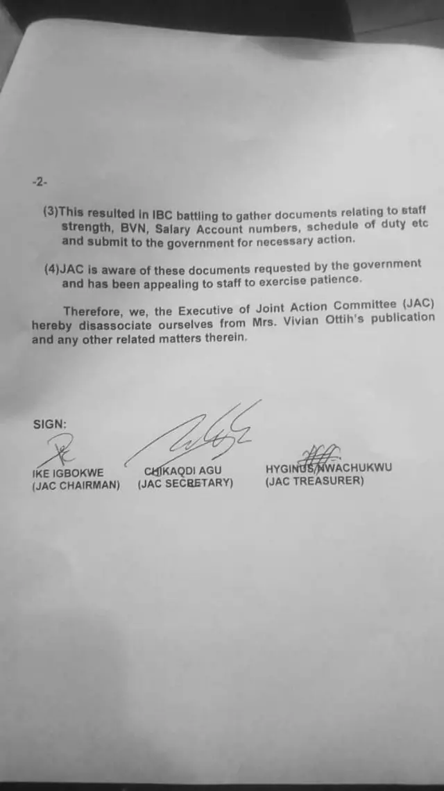 Akwụkwọ otu na-ahụ maka ntaramahụhụ nyere Ottih