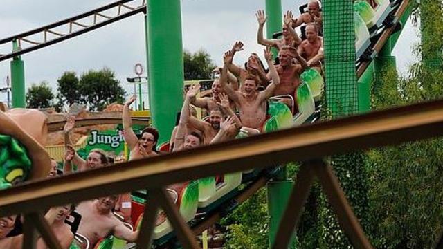 Southend park s naked rollercoaster record attempt BBC News