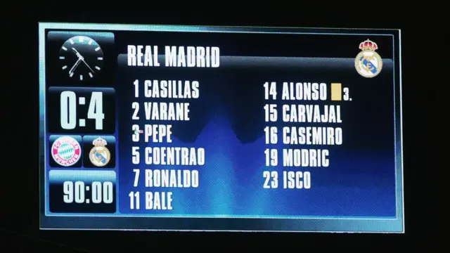 Pantalla en el estadio Allianz Arena