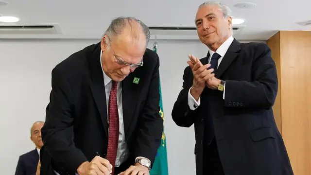 Roberto Freire e Temer