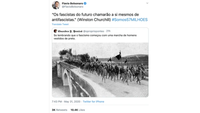 Publicaçãocasino vulkanbet brasilFlavio Bolsonaro no Twitter com citação erroneamente atribuída a Churchill