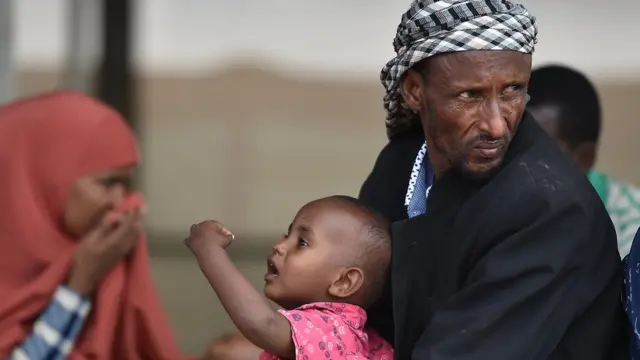 A Somali man in northern Kenya
