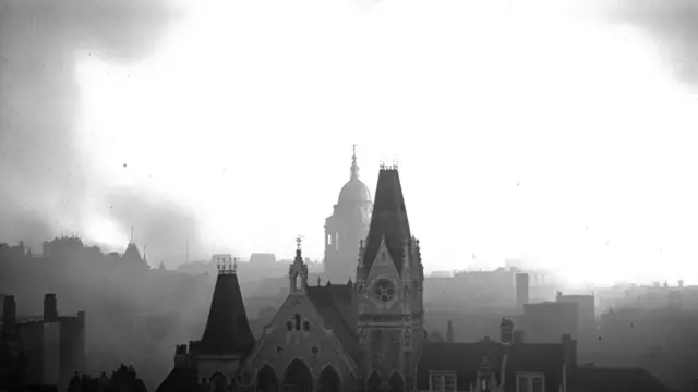 Londres durante el Blitz