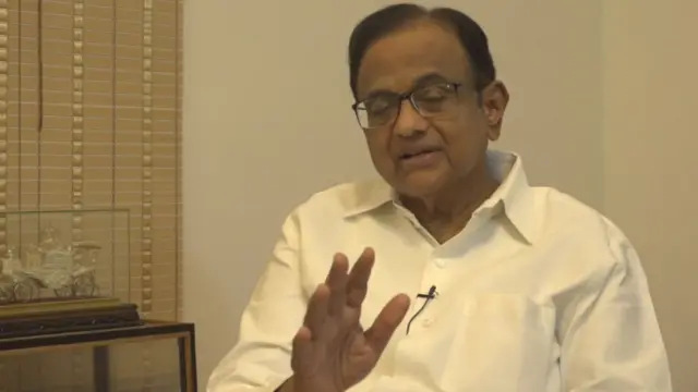 కాంగ్రెస్ నేత పి.చిదంబరం