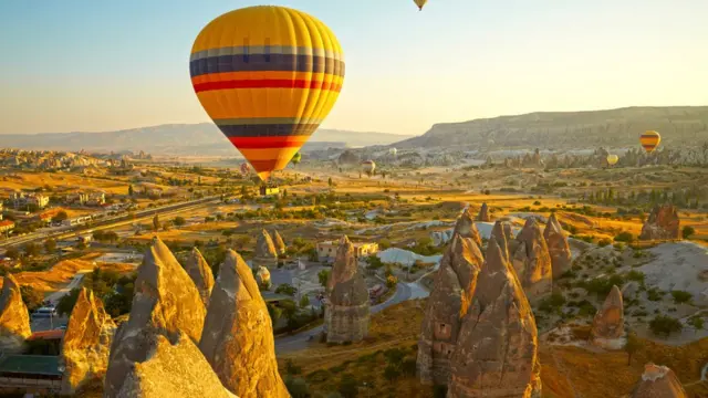 Região da Capadocia, na Turquia