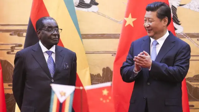 Mugabe iyo Xi oo kulmay