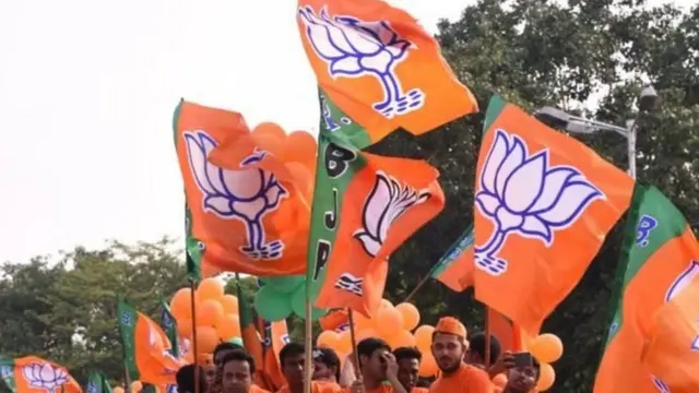 ભાજપ સમર્થકોની તસવીર