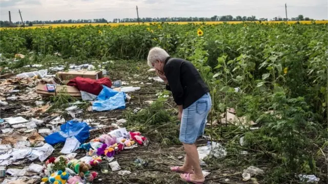 місец падіння МН17