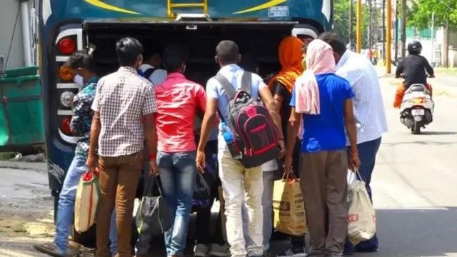 उत्तर भारतीय मज़दूर