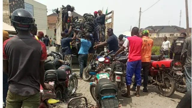 Ebe gọọmentị Legọs steeti jichiri n'ike Okada ndị dara iwu ngagharị