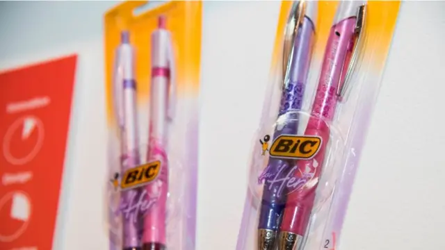 Canetas BIC "para mulheres"