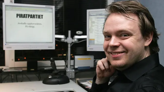 Richard Falkvinge, fundador del Partido Pirata de Suecia