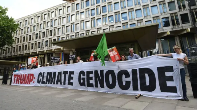 London, Trump. iklim