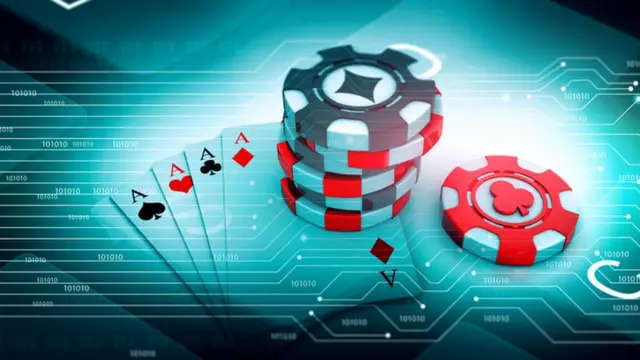 இணையத்தில் சூதாட்டம் மாதிரிப் படம்