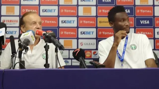 Umutoza Gernot Rohr na John Obi Mikel kizigenza wa Nigeria bavuze ko biteguye cane Uburundi
