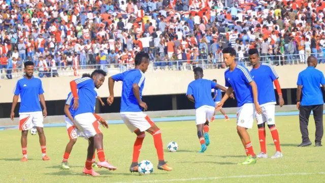 ተፃወትቲ ጋንታ መቐለ 70 እንደርታ ኣብ እዋን ልምምድ