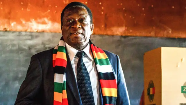 Prezida Emmerson Mnangagwa niwe watsinze amatora