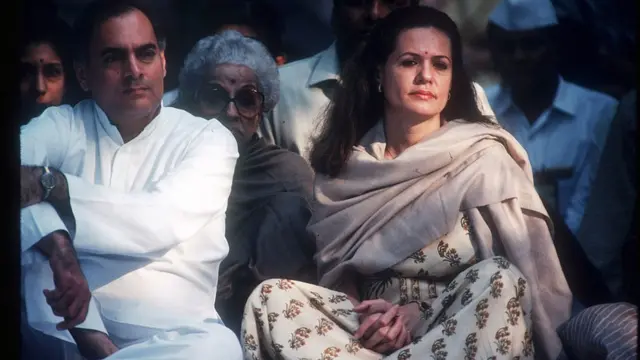 राजीव गांधी आणि सोनिया गांधी