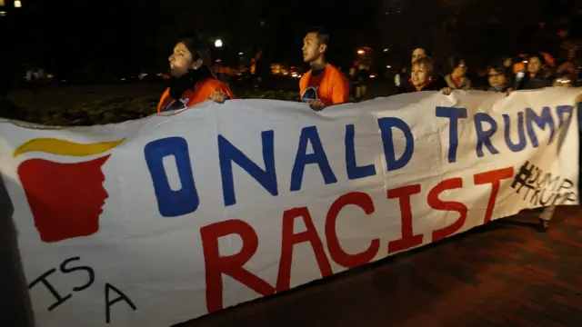 Участники акции протеста в Вашингтоне