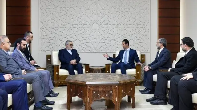 اسد و هیئت پارلمانی ایران