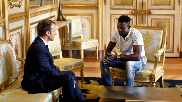 ماكرون استقبل مامادو في الإليزيه