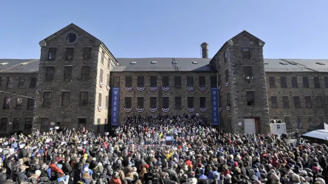 الیزابت وارن مبارزات خود را در محلی آغاز کرد که یک قرن پیش در آن یک اعتصاب کارگری مهم رخ داده است