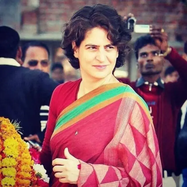 कांग्रेस नेता नृपेंद्र सांगवान ने ये तस्वीर ट्विटर पर शेयर करते हुए प्रियंका को बधाई दी