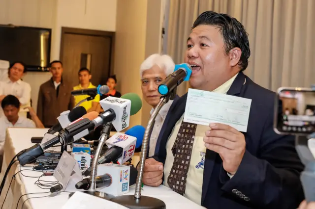 ตัวแทนตระกูลเทพหัสดินแถลงข่าว