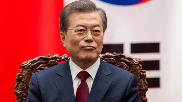 दक्षिण कोरियाई राष्ट्रपति मून जे-इन