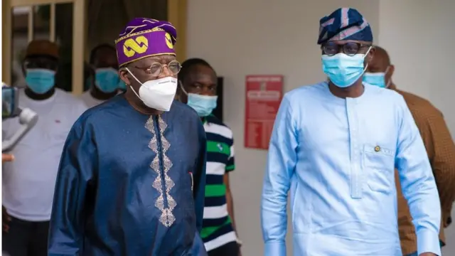 Tinubu ati gomina sanwo-olu