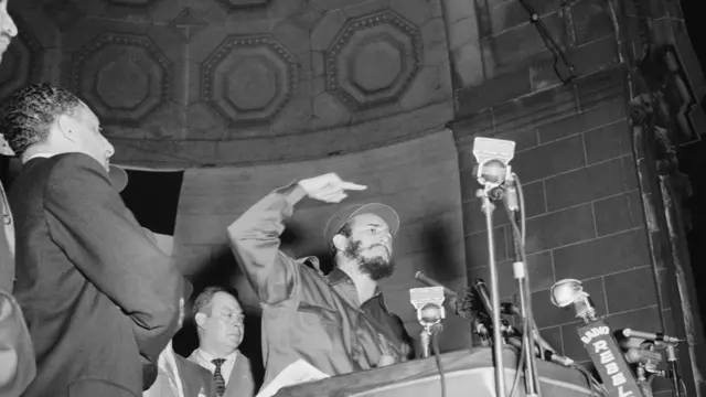 Fidel Castro discursa no Central Parksolverde apostas desportivasNova York