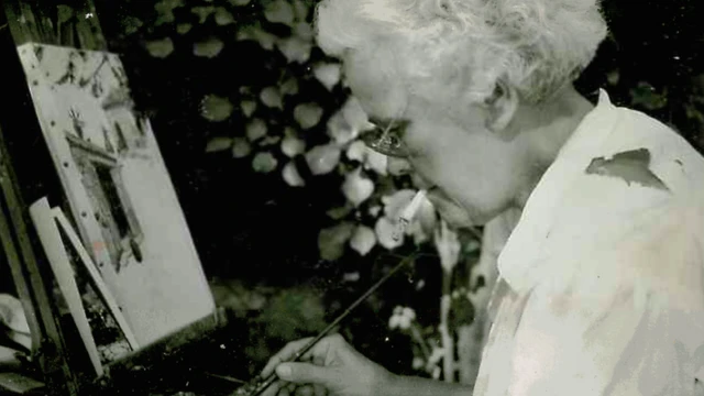 Каридад Меркадер сүрөт тартканды жакшы көргөн. (Париж, 1960-жылдар)