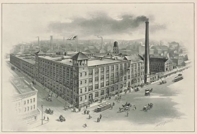Здание The Sackett & Wilhelms Lithographing and Printing Company в Нью-Йорке