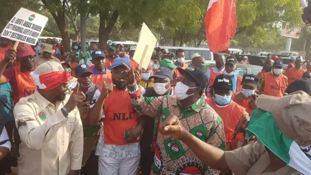 NLC strike 2021: Nigeria Labour Congress [NLC] 'minimum wage protest'