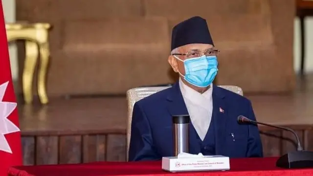 प्रधानमन्त्री केपी शर्मा ओली