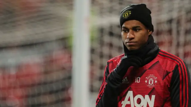 لاعب مانشستر يونايتد ماركوس راشفورد