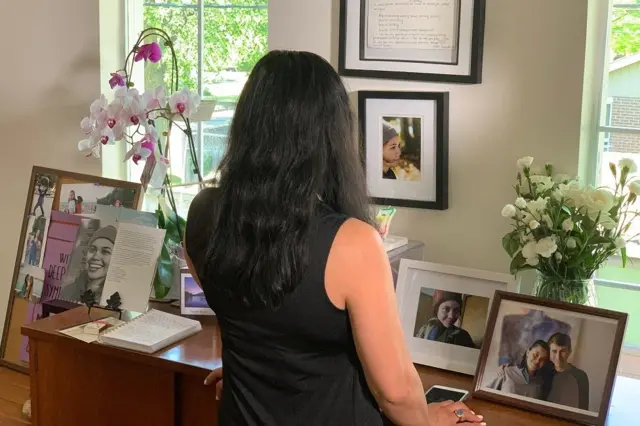 Keluagra Moore membuat semacam tempat pengingat bagi anak mereka Danielle