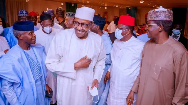 Buhari da Osinbajo da gwamnoni