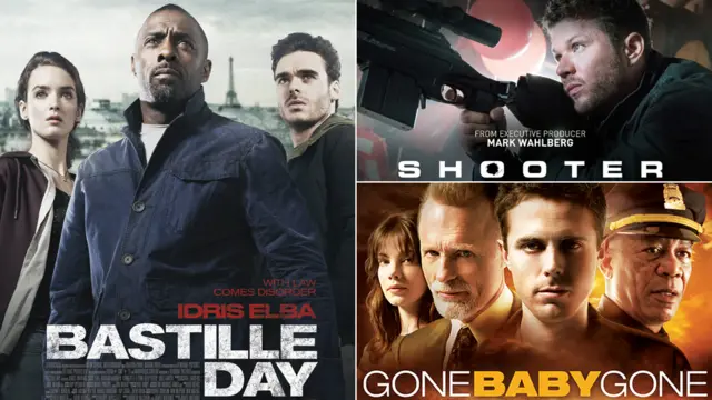 Poster Bastille Day, Gone Baby Gone dan Shooter