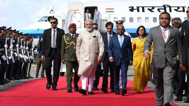 मालदीव में मोदी