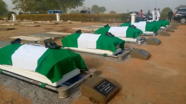 Burial of Air force Personnel