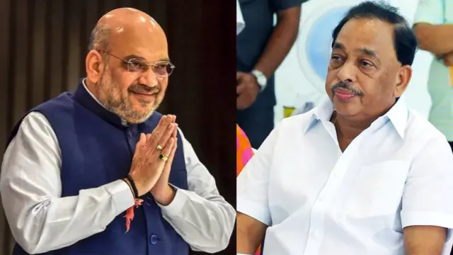 अमित शाह-नारायण राणे