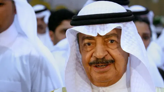 बहरीन के प्रधानमंत्री शेख़ ख़लीफ़ा बिन सलमान अल-ख़लीफ़ा