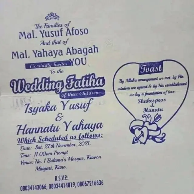 Wedding Invitation