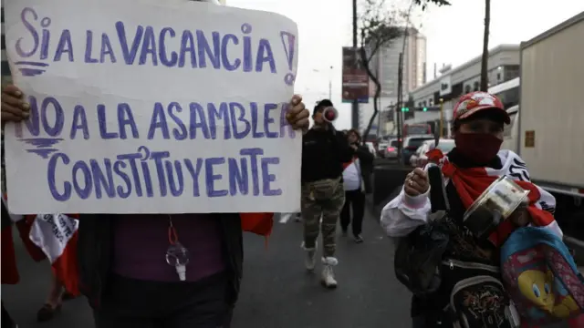 Protestas en Lima.